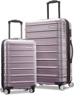 Samsonite Omni 2 Hardside Expandable Luggage with Spinner Wheels, Carry-On 20-Inch, Purple